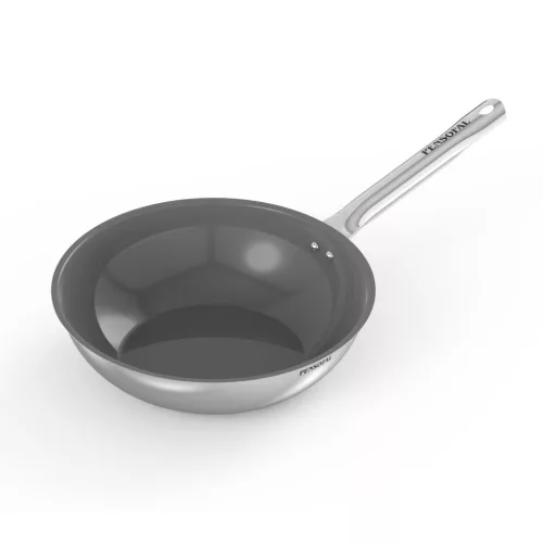 Wok, 28 cm, kerámia tapadásmentes bevonat, indukciós, Pensofal