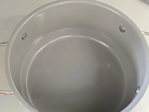 Alacsony lábas üvegfedővel, 2,9 literes, 20×10 cm, kerámia tapadásmentes, indukciós, Pensofal