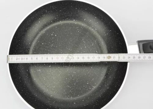 Bio Stone magas falú serpenyő, levehető nyelű, 24 cm, tapadásmentes
