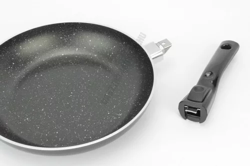 Bio Stone magas falú serpenyő, levehető nyelű, 24 cm, tapadásmentes
