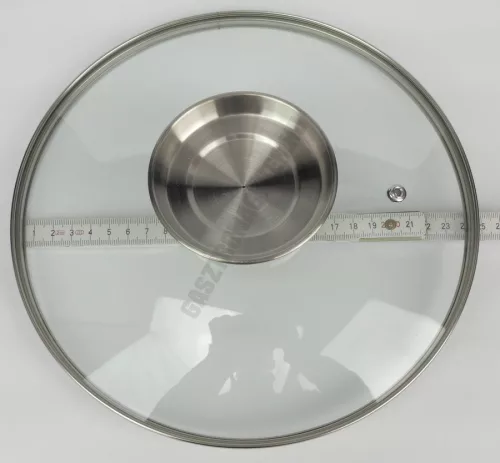 Fedő 24 cm, üveg, Bio Stone 