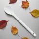Főzőkanál, hőálló műanyag, 30,5 cm, fehér