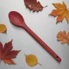 Főzőkanál, hőálló műanyag, 30,5 cm, piros
