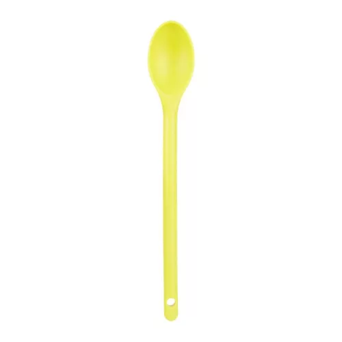 Főzőkanál, hőálló műanyag, 30,5 cm, sárga