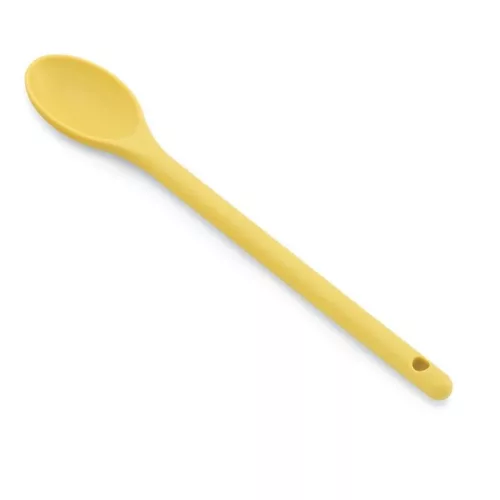 Főzőkanál, hőálló műanyag, 30,5 cm, sárga
