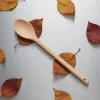 Főzőkanál, hőálló műanyag, 30,5 cm, natúr