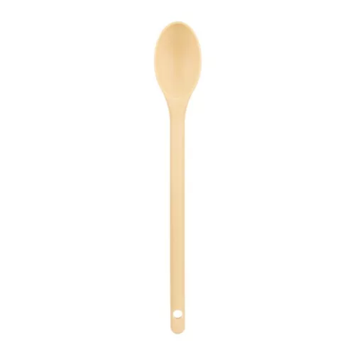 Főzőkanál, hőálló műanyag, 30,5 cm, natúr
