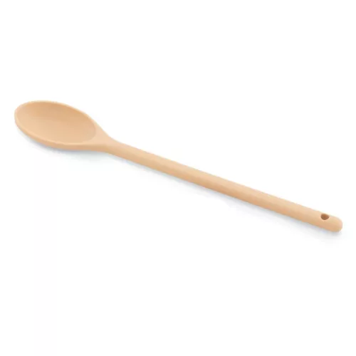 Főzőkanál, hőálló műanyag, 30,5 cm, natúr
