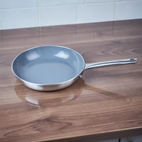   Alumíniumserpenyő, 24 cm, kerámia tapadásmentes bevonat, indukciós, Pujadas