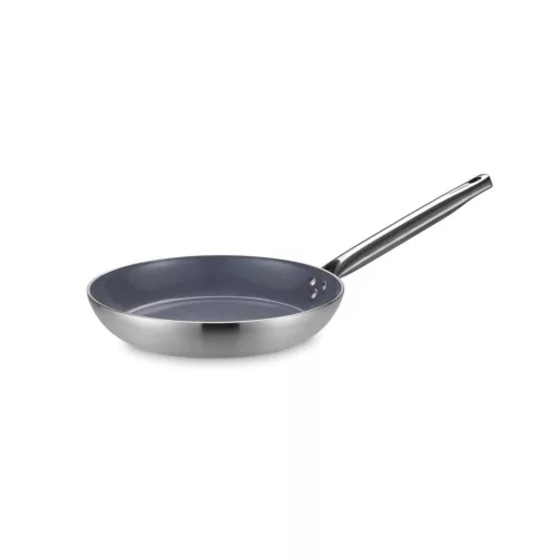 Alumíniumserpenyő, 24 cm, kerámia tapadásmentes bevonat, indukciós, Pujadas