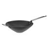 Wok, 30 cm, kékacél, Pujadas