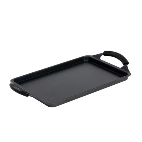 Sütőlap, 43×25 cm, tapadásmentes, kovácsolt alumínium, indukciós, Black Pro, Pujadas