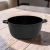 Öntött alumínium lábas, 24 cm, 4,3 l, tapadásmentes, Pujadas