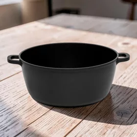   Öntött alumínium lábas, 24 cm, 4,3 l, tapadásmentes, Pujadas