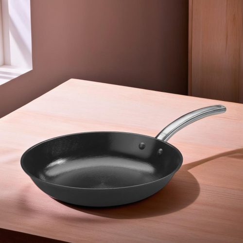 Öntöttvas serpenyő, 20 cm, tapadásmentes, indukciós, Pujadas Steel Pro 1921 