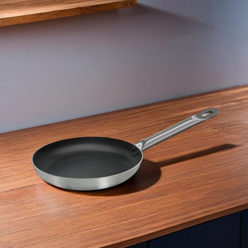 Alumíniumserpenyő, 20 cm, tapadásmentes, rm nyéllel, indukciós, Pujadas