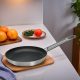 Alumíniumserpenyő, 22 cm,tapadásmentes, rm nyéllel, indukciós, Pujadas