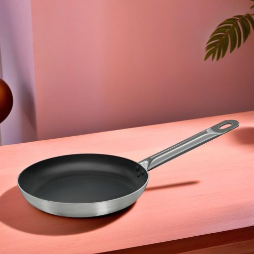 Alumíniumserpenyő, 24 cm, tapadásmentes, rm nyéllel, indukciós, Pujadas