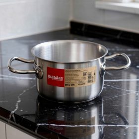   Magas lábas, 2,1 l, 16 cm átm., 18/10 rozsdamentes, Pujadas