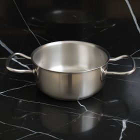   Alacsony lábas, 1,5 l, 16 cm átm., 18/10 rozsdamentes, Pujadas