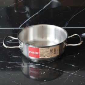   Alacsony lábas, 2 l, 18 cm átm., 18/10 rozsdamentes, Pujadas