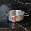 Alacsony lábas, 4,3 l, 24 cm átm., 18/10 rozsdamentes, Pujadas