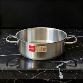   Alacsony lábas, 13,6 l, 35 cm átm., 18/10 rozsdamentes, Pujadas