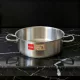 Alacsony lábas, 13,6 l, 35 cm átm., 18/10 rozsdamentes, Pujadas