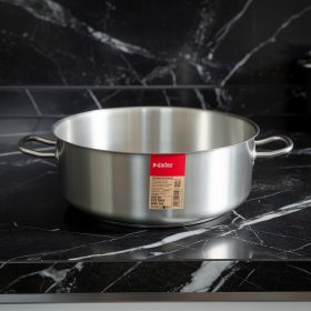   Alacsony lábas, 27 l, 45 cm átm., 18/10 rozsdamentes, Pujadas