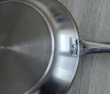 Rozsdamentes serpenyő, 32 cm, Excalibur extra kemény tapadásmentes, indukciós, Pujadas Inox-Pro Ergos