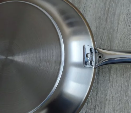 Rozsdamentes serpenyő, 32 cm, Excalibur extra kemény tapadásmentes, indukciós, Pujadas Inox-Pro Ergos