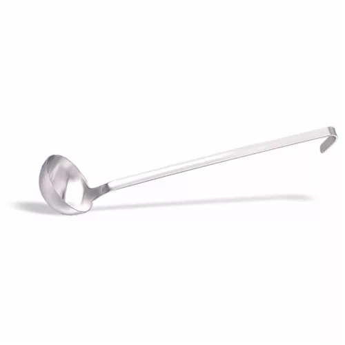 Merőkanál, 1 liter, űrmértékjelölt, nyélhossz: 45 cm, átmérő: 16 cm, Pujadas