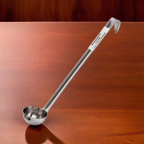 Merőkanál, 50 ml, űrmértékjelölt, nyélhossz: 27 cm, átmérő: 6 cm, Pujadas