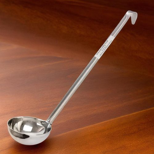 Merőkanál, 250 ml, űrmértékjelölt, nyélhossz: 33 cm, átmérő: 10 cm, Pujadas