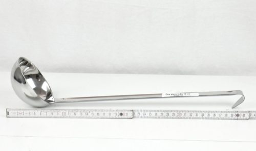 Merőkanál, 250 ml, űrmértékjelölt, nyélhossz: 33 cm, átmérő: 10 cm, Pujadas