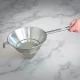 Spiccszűrő, kínai szűrő hálós betéttel, 24 cm, rozsdamentes