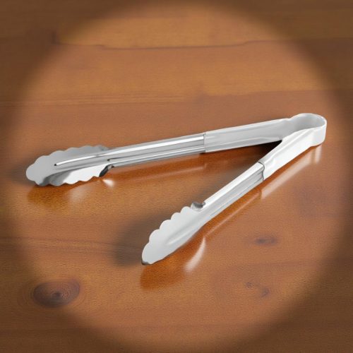 Csipesz, univerzális, 24 cm, fehér (pékáru, sajt), (HACCP), Pujadas