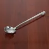 Tálalókanál, szervírozókanál, mély, perforált, rozsdamentes, teljes hossza 44 cm, Pujadas