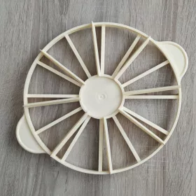   Tortaosztó, fordítható, 26,5 cm, 8-12 szelet, polipropilén, Pujadas