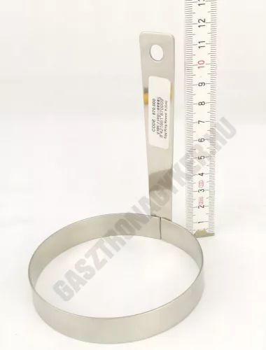 Tükörtojássütő, kör alakú, átmérő 8,5 cm