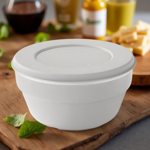 Duplafalú tál fedővel, 450 ml, polikarbonát, Pujadas