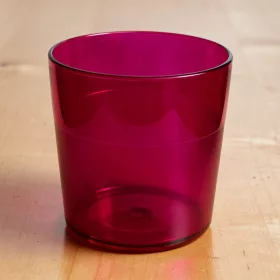 Polikarbonát pohár 170 ml (törhetetlen), piros, Pujadas