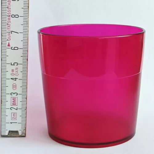 Polikarbonát pohár 170 ml (törhetetlen), piros, Pujadas