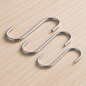 Húskampó 10 cm rozsdamentes, 10 db/csomag