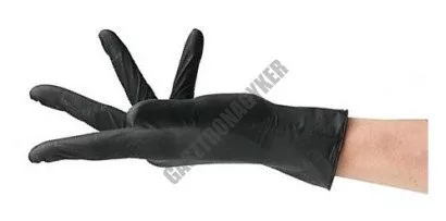 Maxter kesztyű, XL méret, fekete, nitril, 5,5 g, 100 darab
