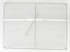 Gitterrács, cukrászati, 450×620 mm, rozsdamentes