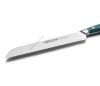 Arcos Brooklyn kovácsolt kenyérvágó kés, 20 cm penge, kék Micarta nyéllel