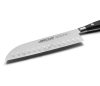Arcos Riviera kovácsolt japán kés, fekete szegecselt nyél, 18 cm rovátkolt penge