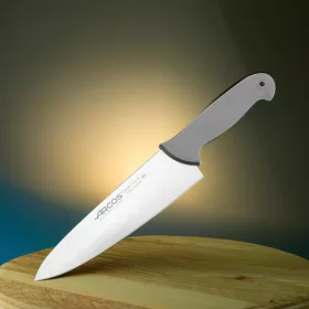   Arcos Colour Prof szakácskés, 20 cm penge, csúszásmentes gumírozott markolat, színkódos