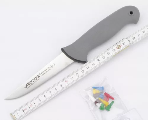 Arcos Colour Prof konyhakés, 13 cm penge, csúszásmentes gumírozott markolat, színkódos 